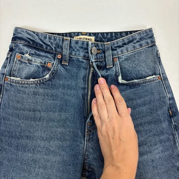 GRLFRND Melanie High Rise Boot Cut Jeans in Los Feliz Size 24